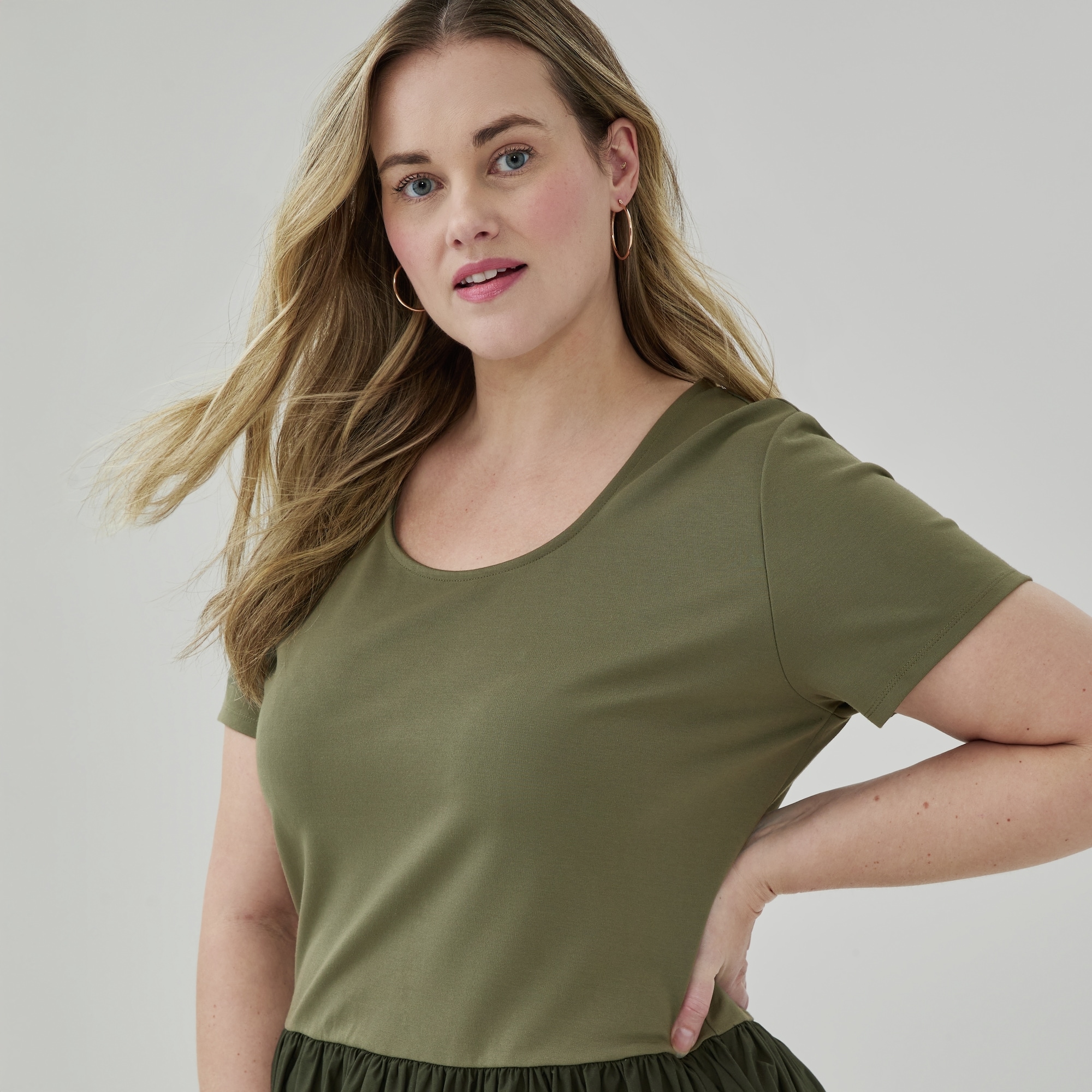 Robe midi évasée Femmes+