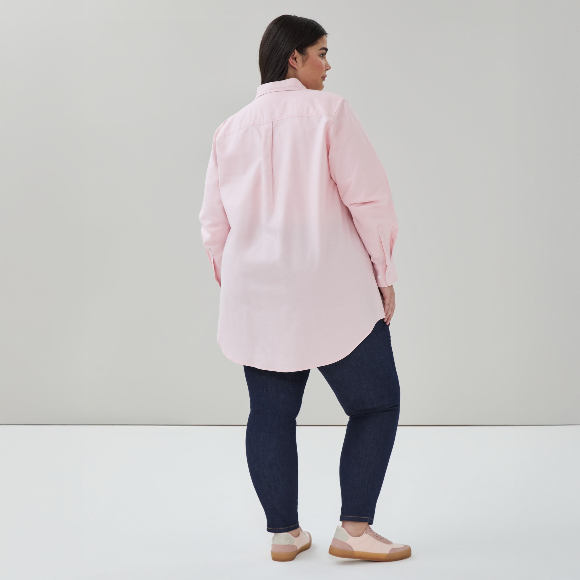 Women+ Oxford Button-Up Tunic