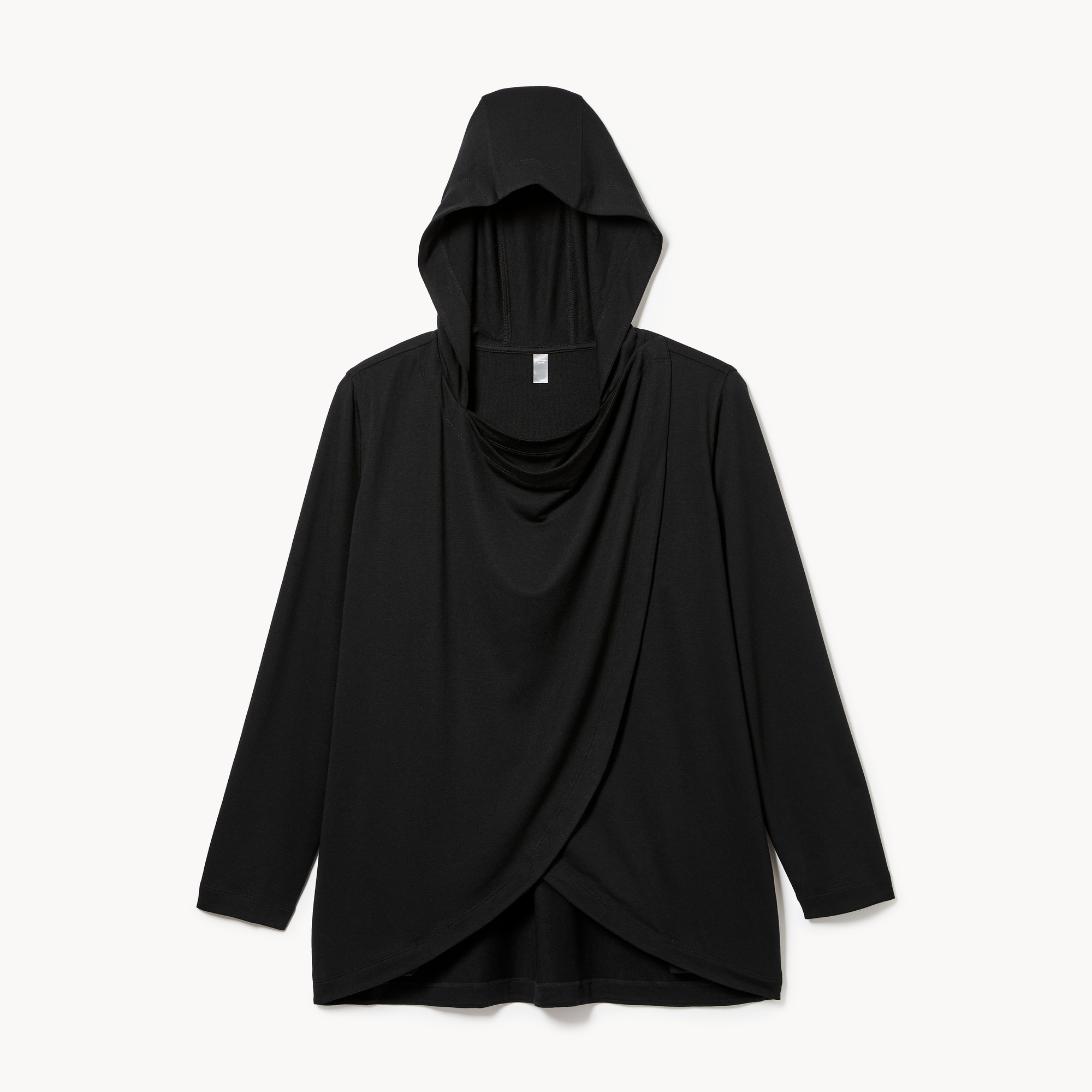 Active Hooded Wrap in Black from Joe Fresh