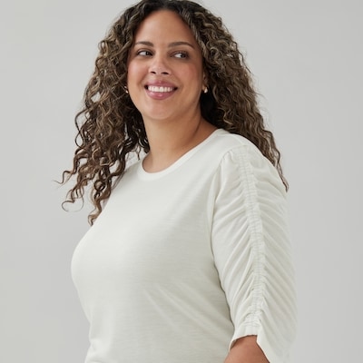 Joe Fresh Haut à manches ruchées Femmes+ 1 ea, 25,00 $/1ch