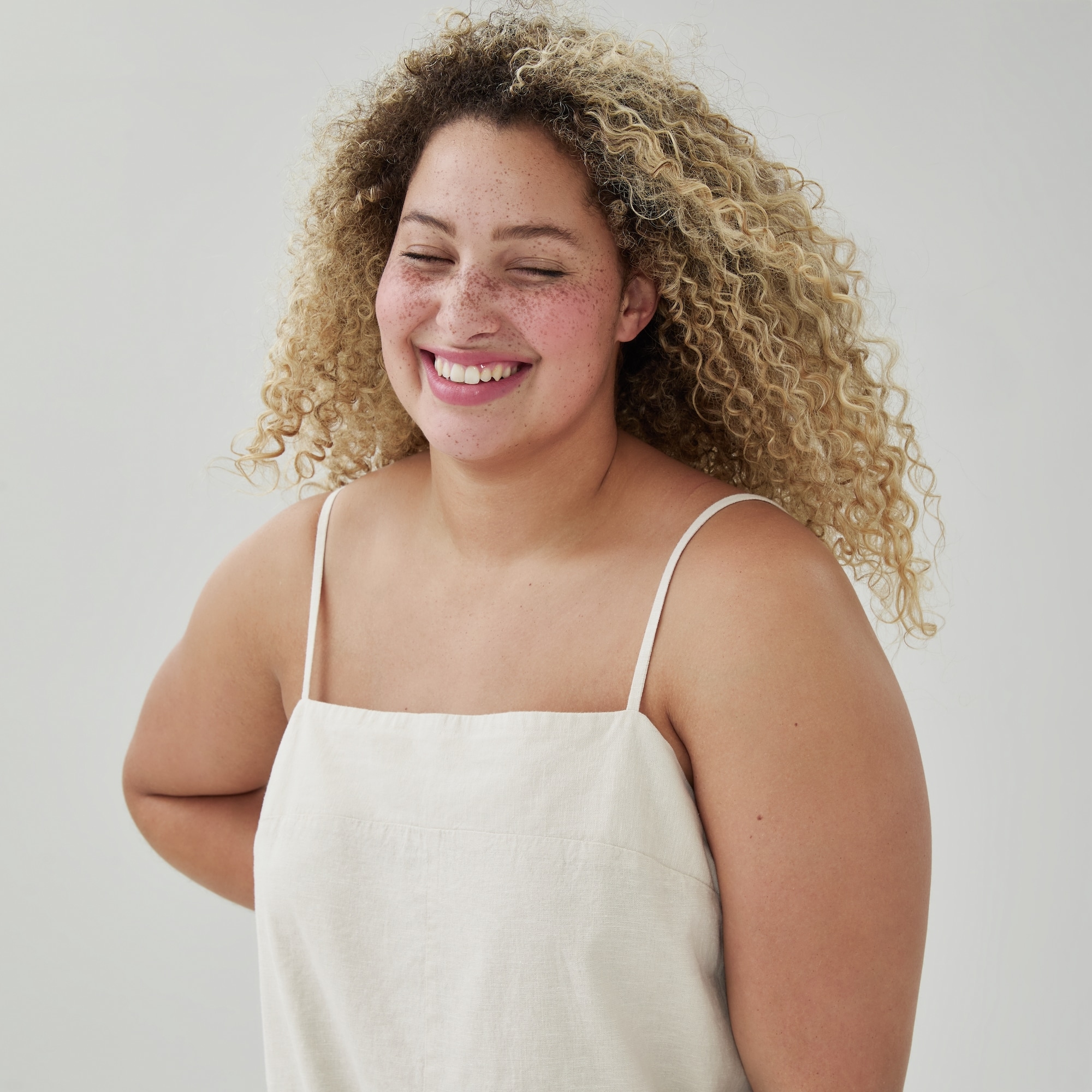 Women+ Linen Blend Cami Dress