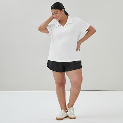 Women+ Active Polo T-Shirt - White