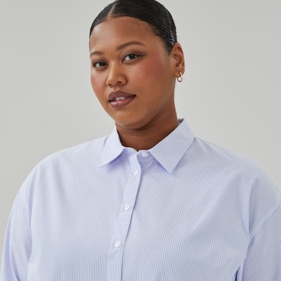 Joe Fresh Chemisier boutonné ample à rayures Femmes+ 1 ea, 39,00 $/1ch