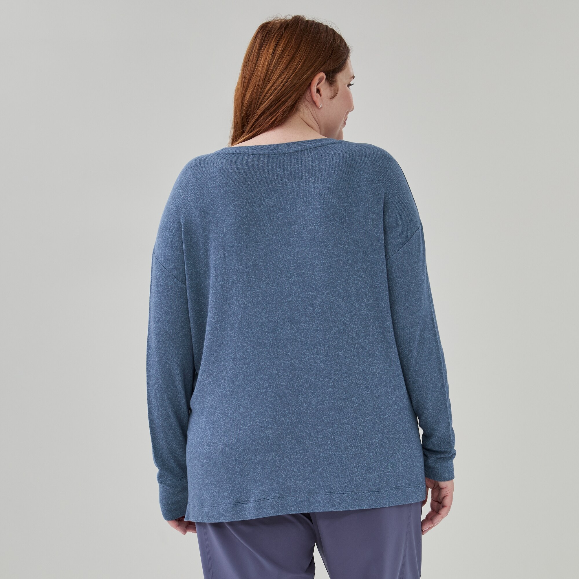 Chandail en molleton en tricot hacci Femmes+