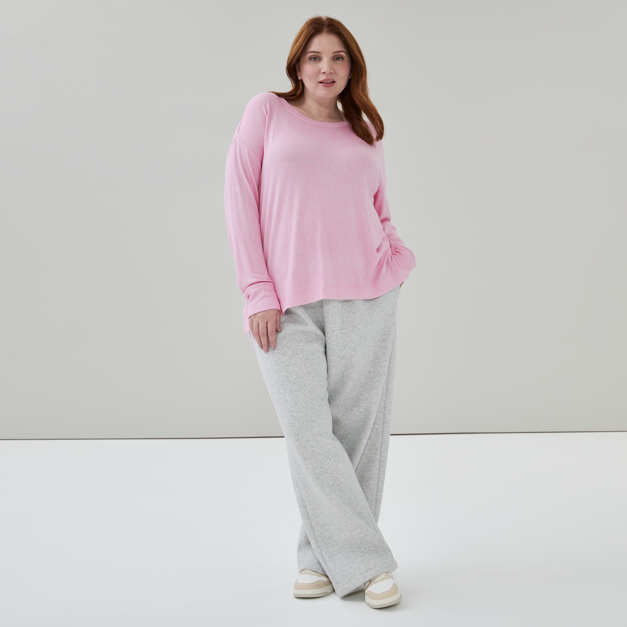 Women+ Hacci Lounge Sweatshirt