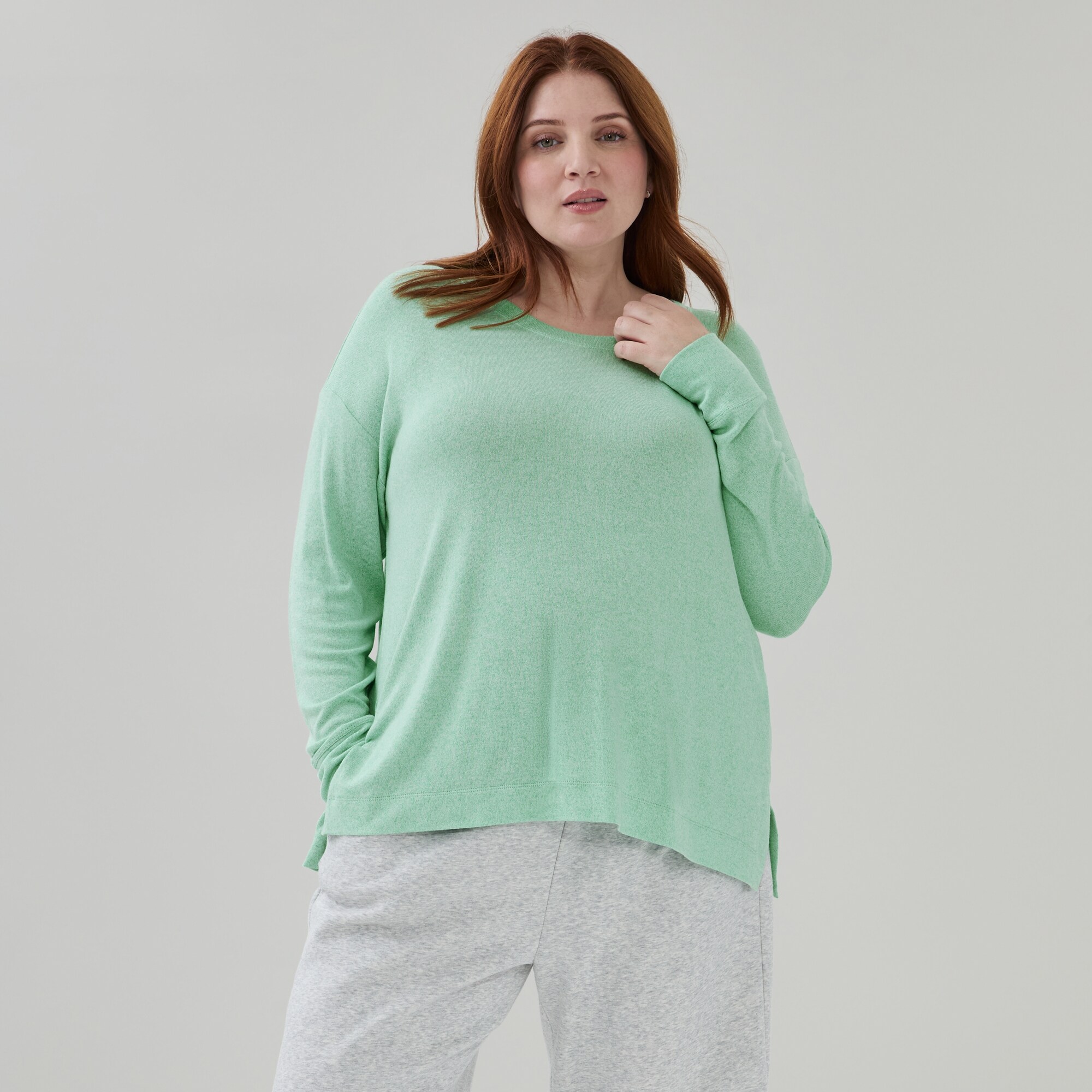 Women+ Hacci Lounge Sweatshirt