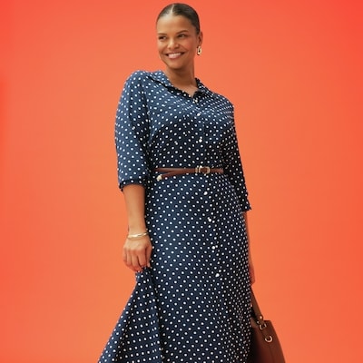 Joe Fresh Women+ Long Sleeve Printed Maxi Dress 1 ea, $49.00/1ea