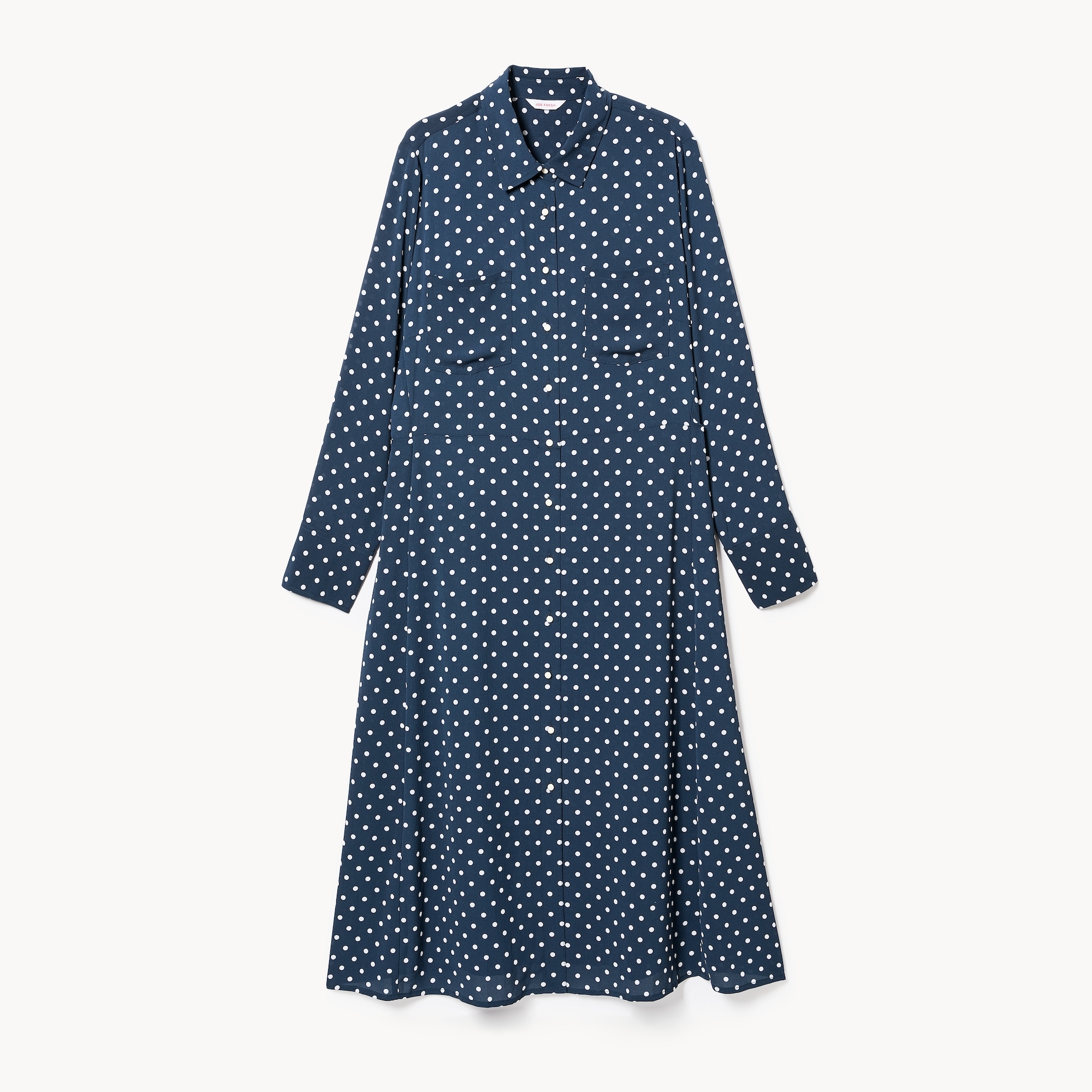 Robe maxi imprimée à manches longues Femmes+