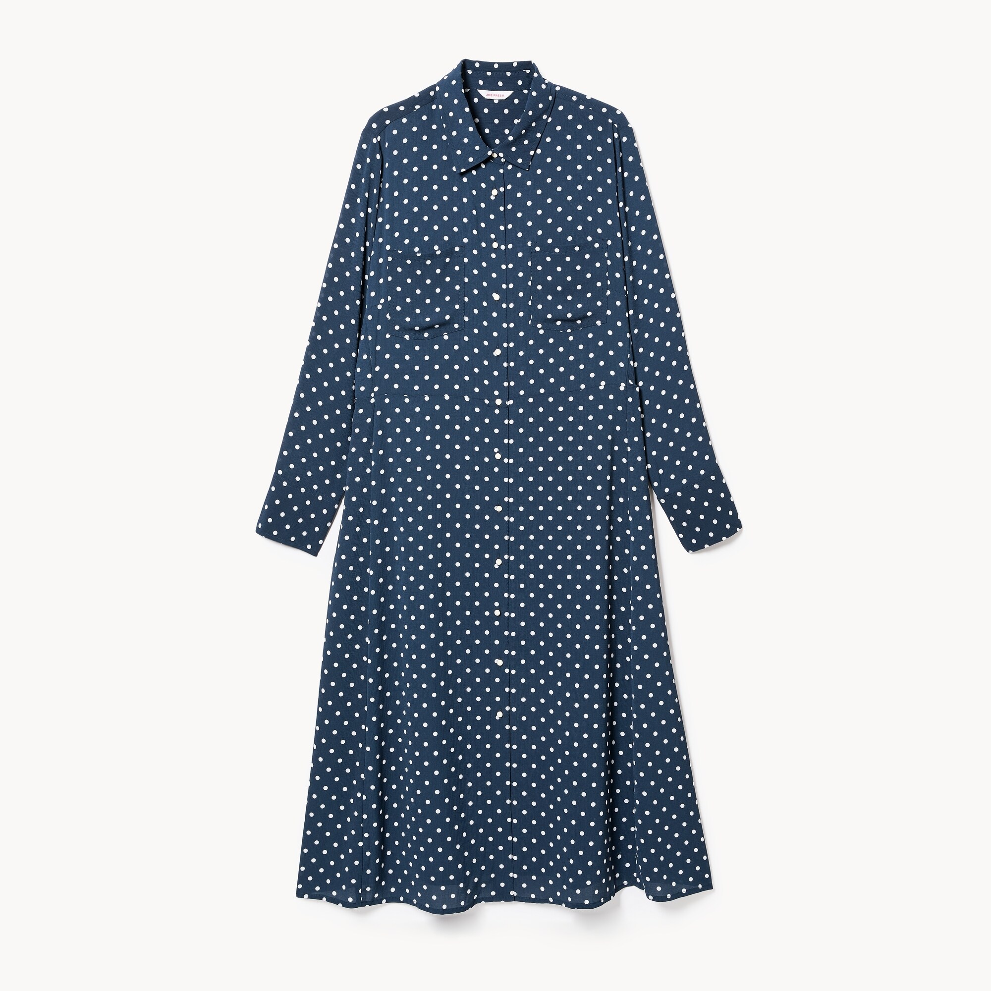 Robe maxi imprimée à manches longues Femmes+