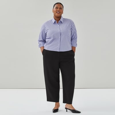 Joe Fresh Women+ Cropped Poplin Shirt 1 ea, $35.00/1ea