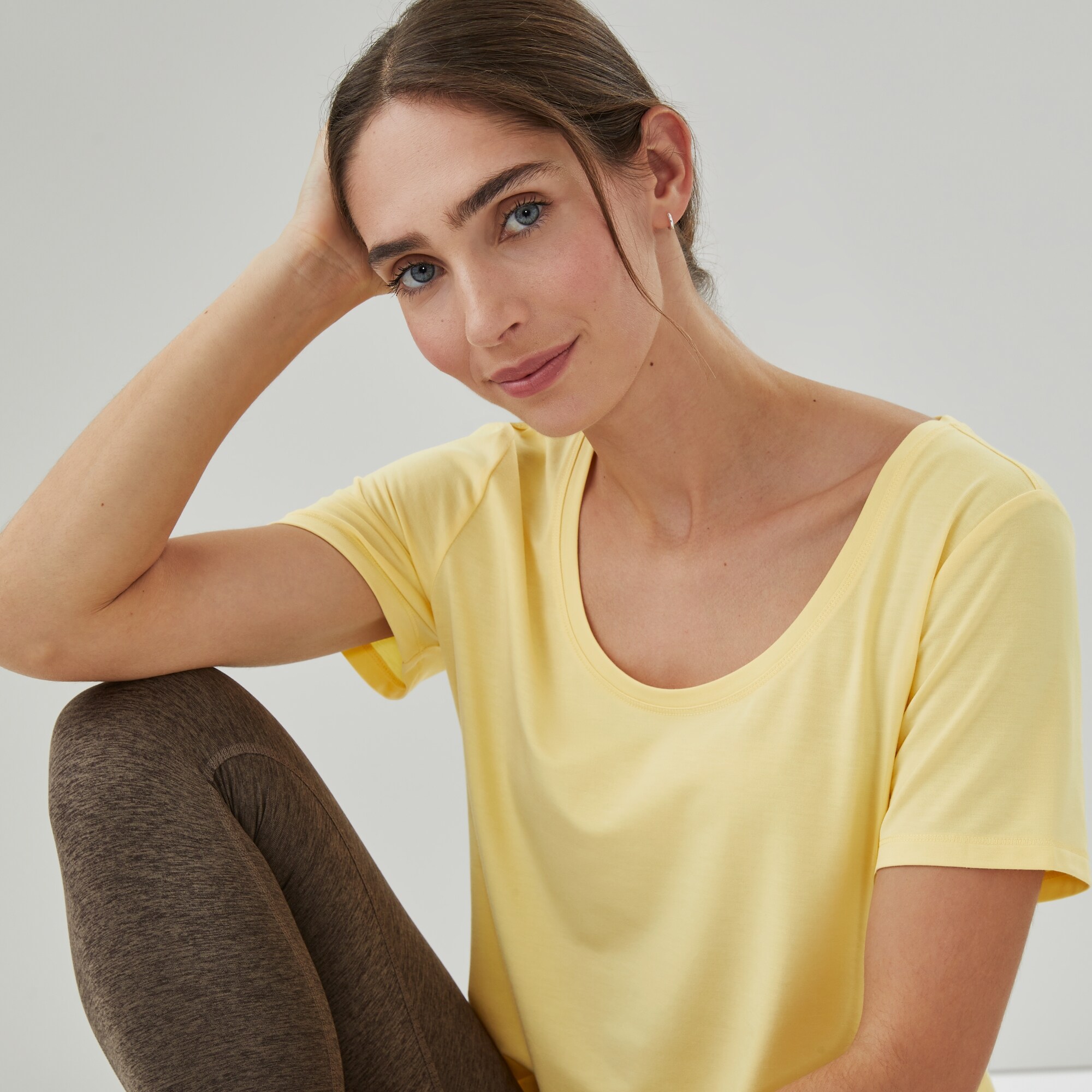 Active Scoop Neck T-Shirt