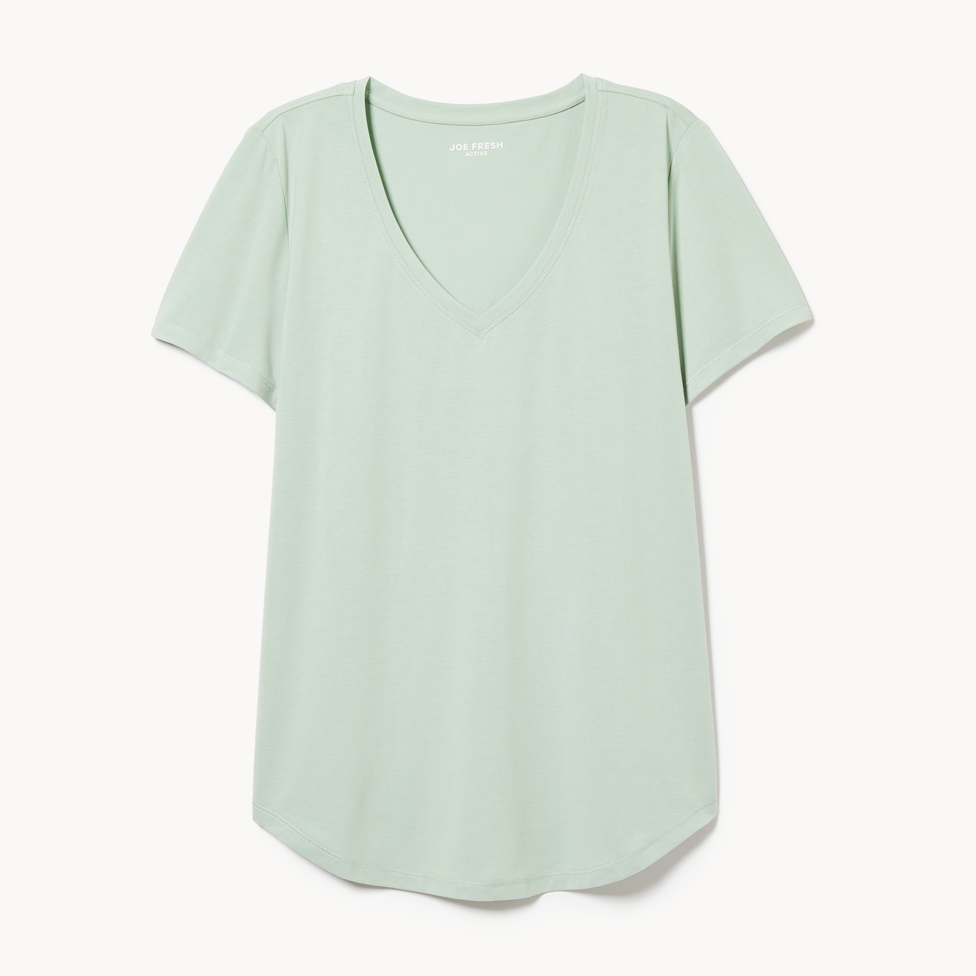 T-shirt sport à col en V