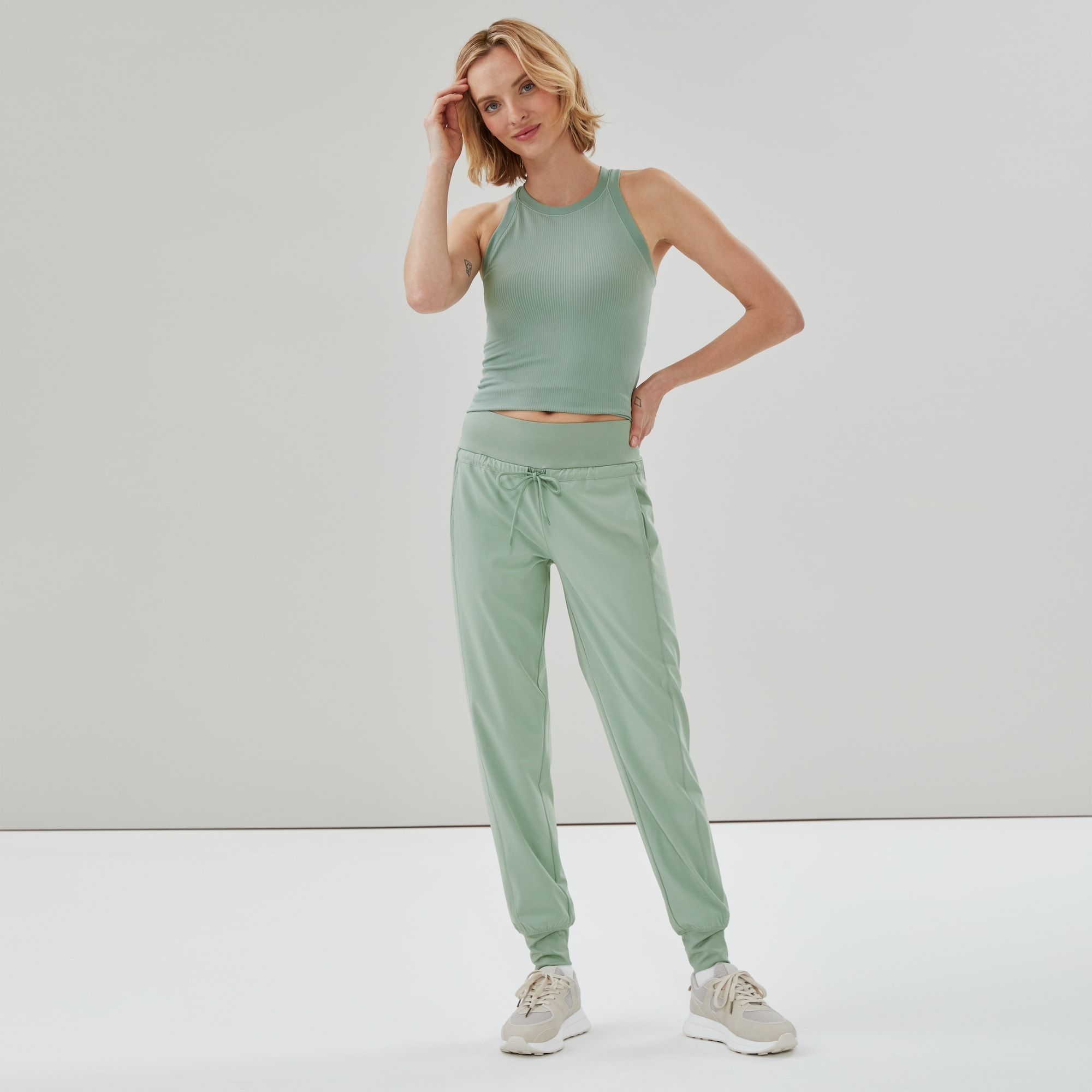 Pantalon de jogging sport à taille haute