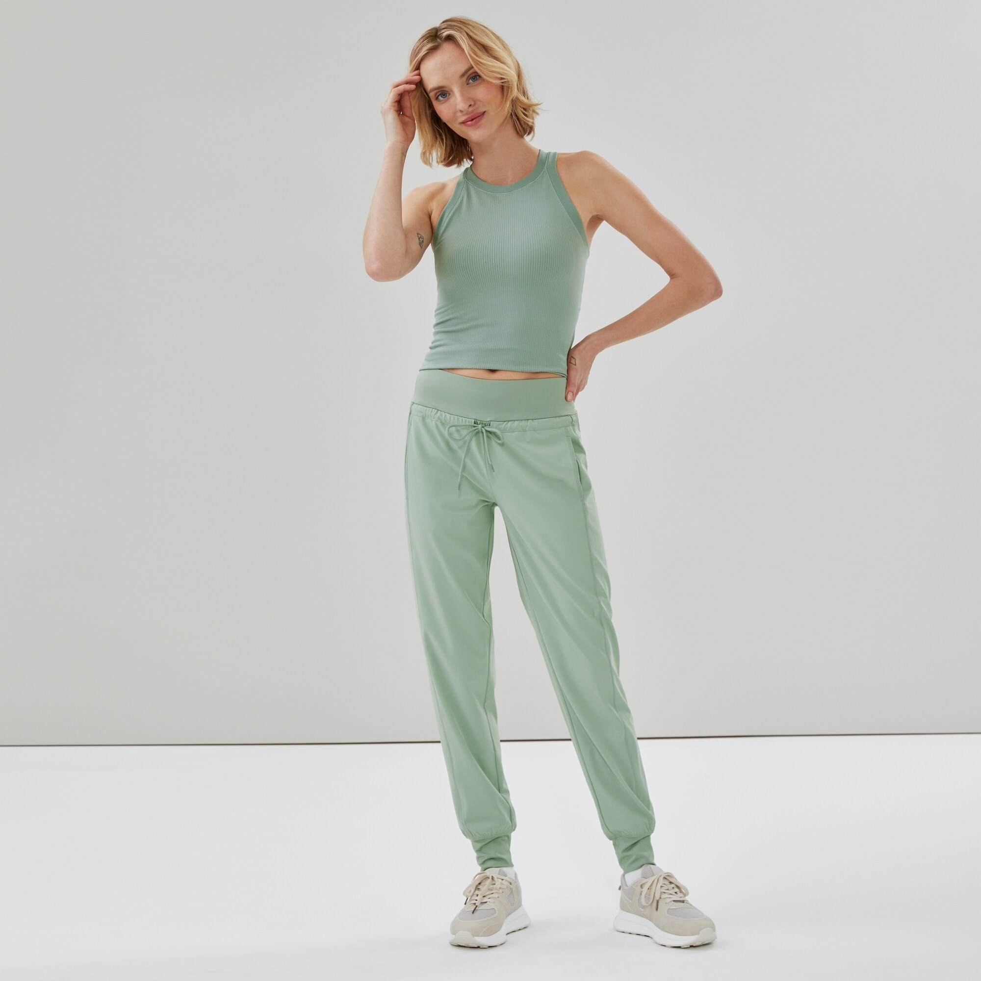 Pantalon de jogging sport à taille haute