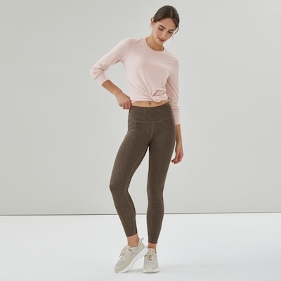 Active Everyday Legging - Dark Brown Mix