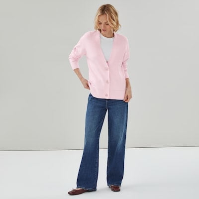 Relaxed Cardigan - Pastel Pink