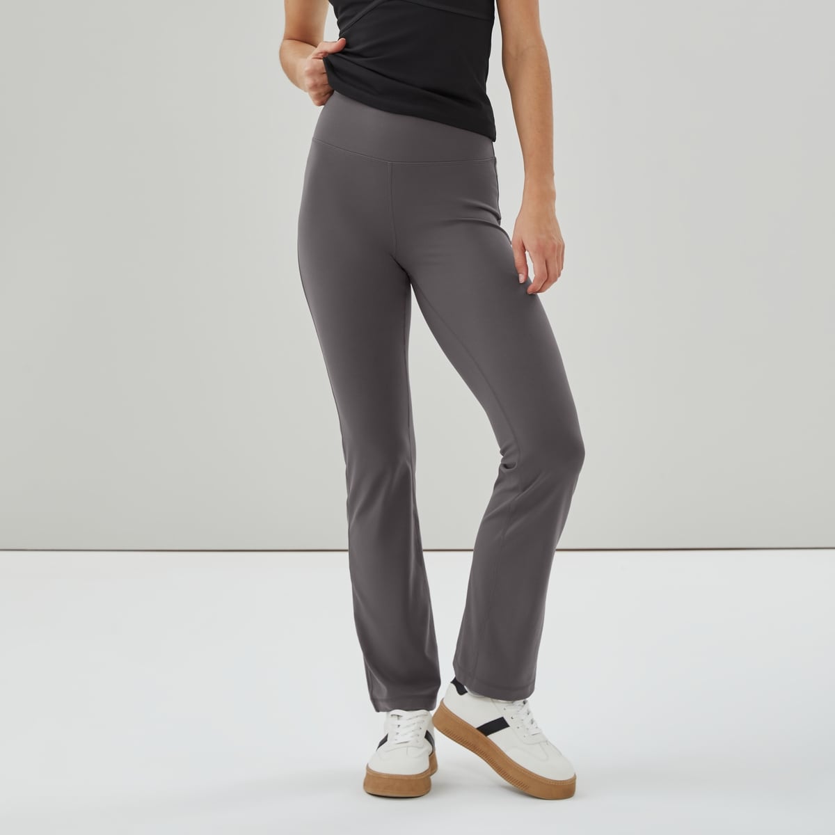 Pantalon sport quilibre  jambe droite - Gris Fonc