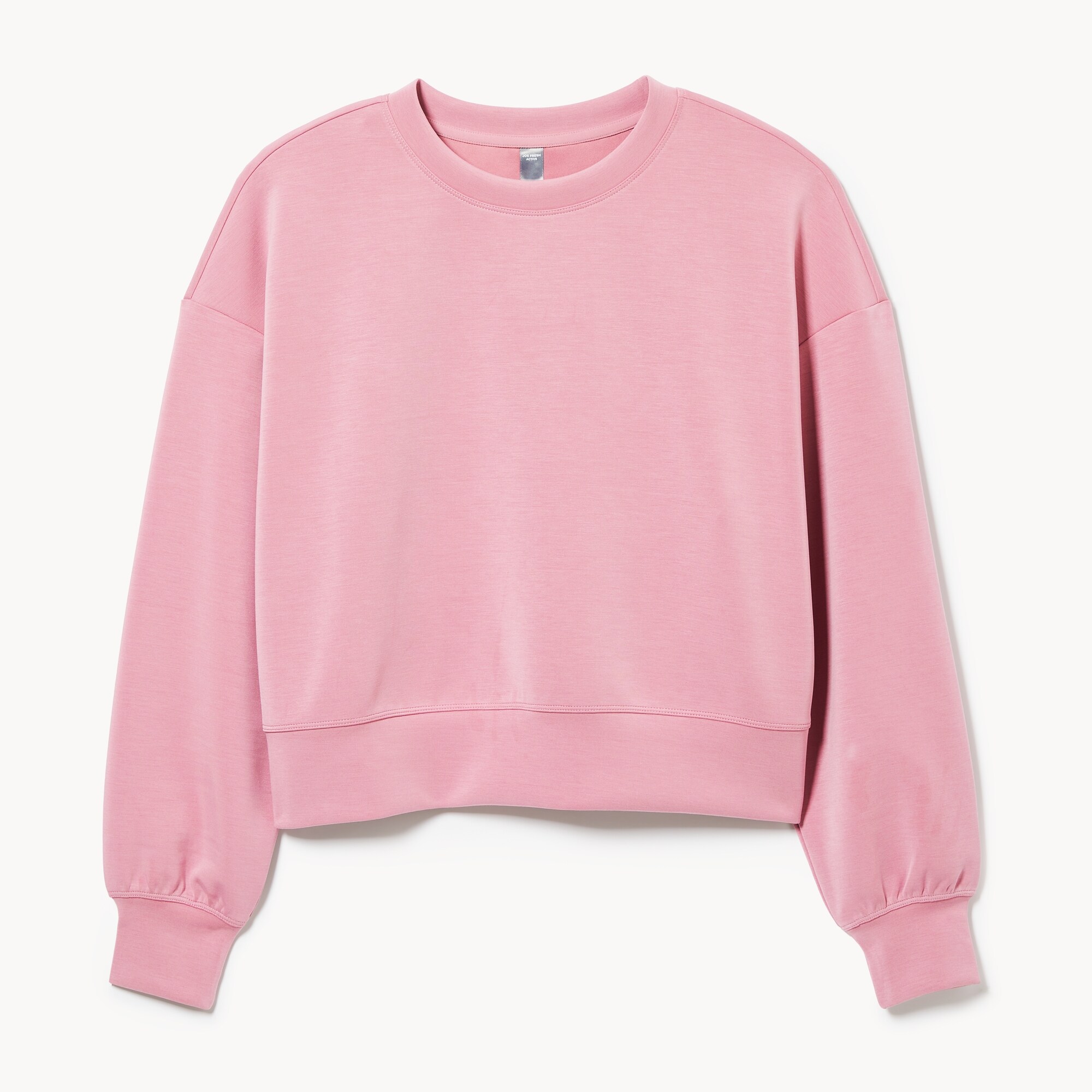 Women+ SoftWash Cropped Sweatshirt in Rose from Joe Fresh
