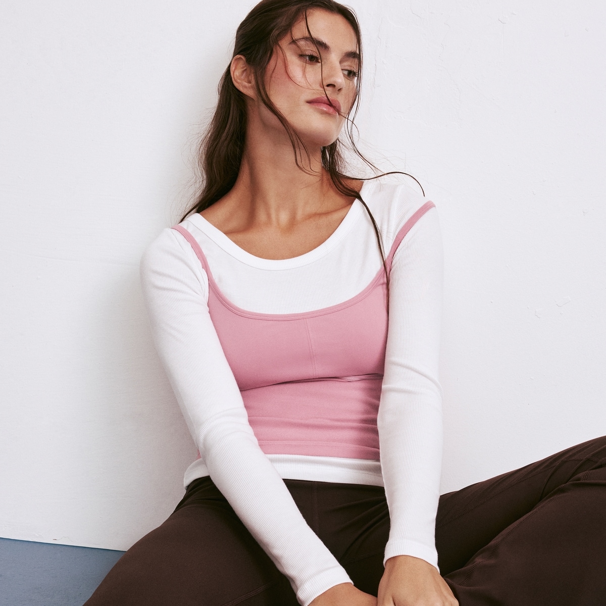 Cami sport quilibre - Roses