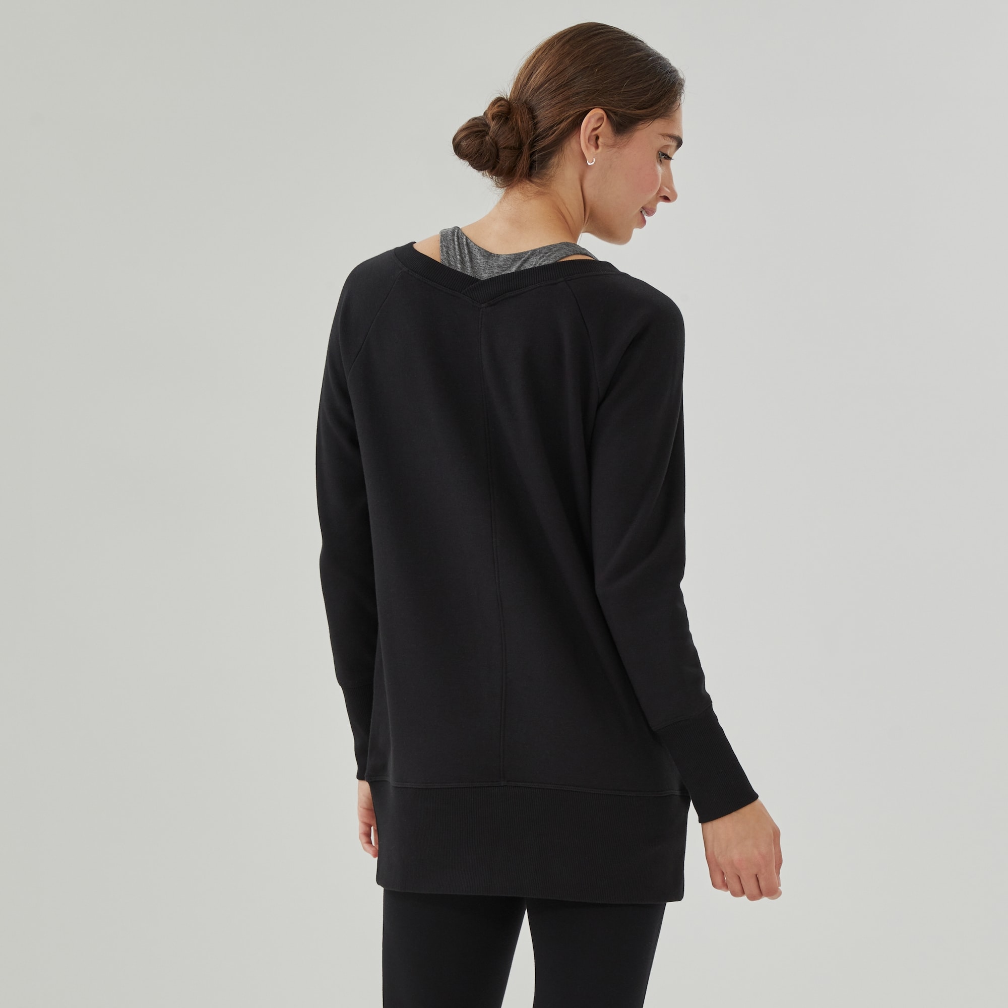 Active Fleece V-Neck Sweatshirt