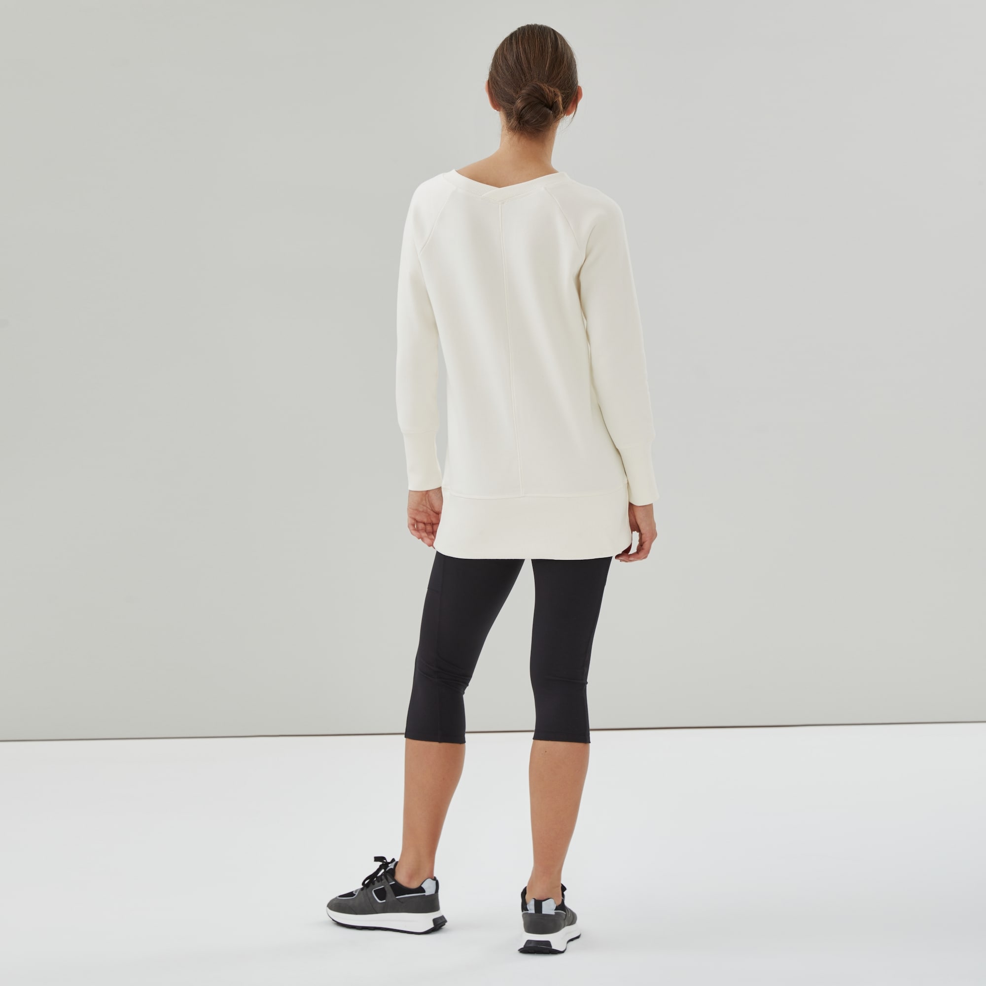Active Fleece V-Neck Sweatshirt