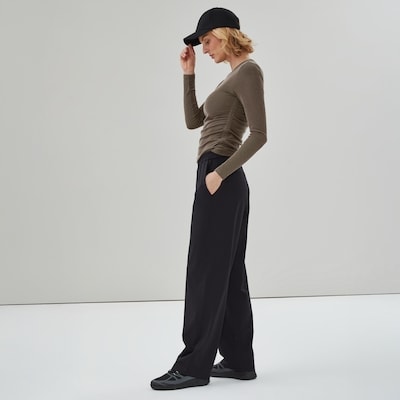 On-the-Go Wide Leg Pant - Black
