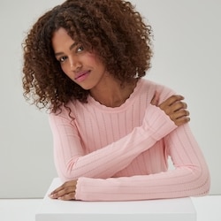 Joe Fresh Pointelle Crewneck Sweater 1 ea, $35.00/1ea