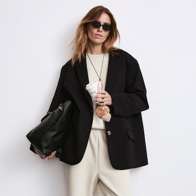 Oversized Blazer - JF Black
