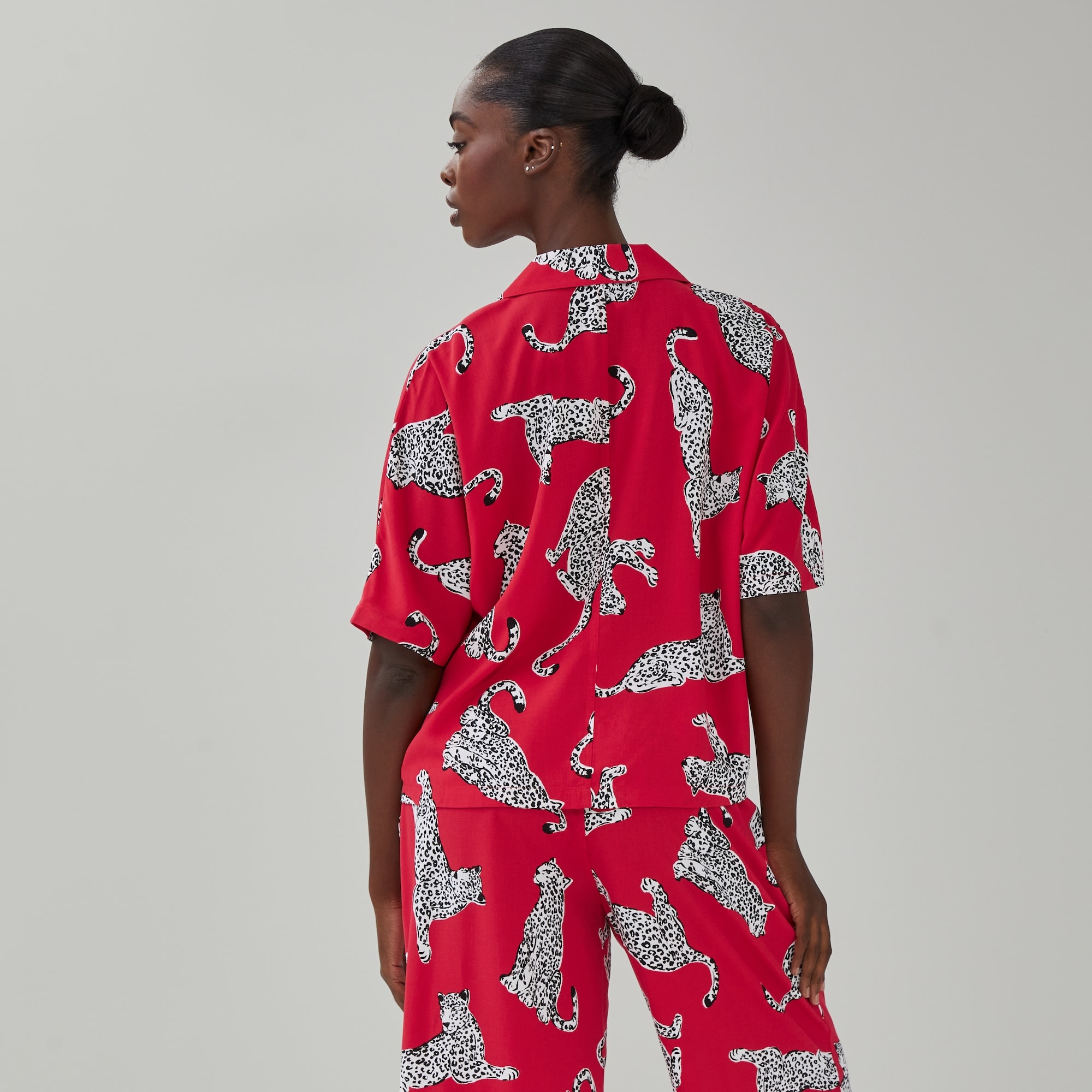 Chemisier de pyjama imprimé