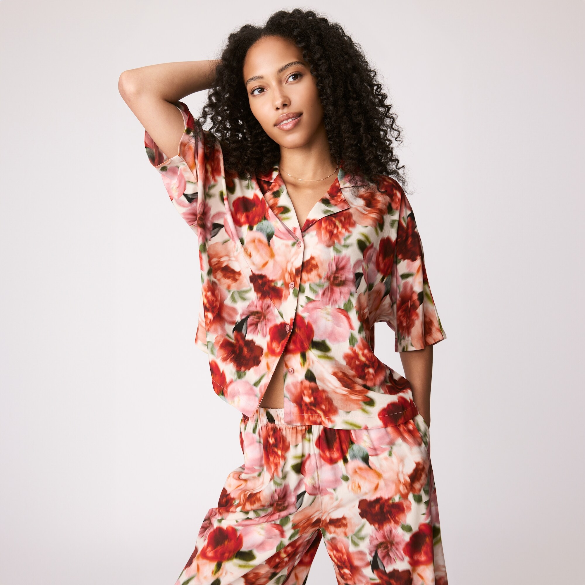 Printed Pajama Shirt