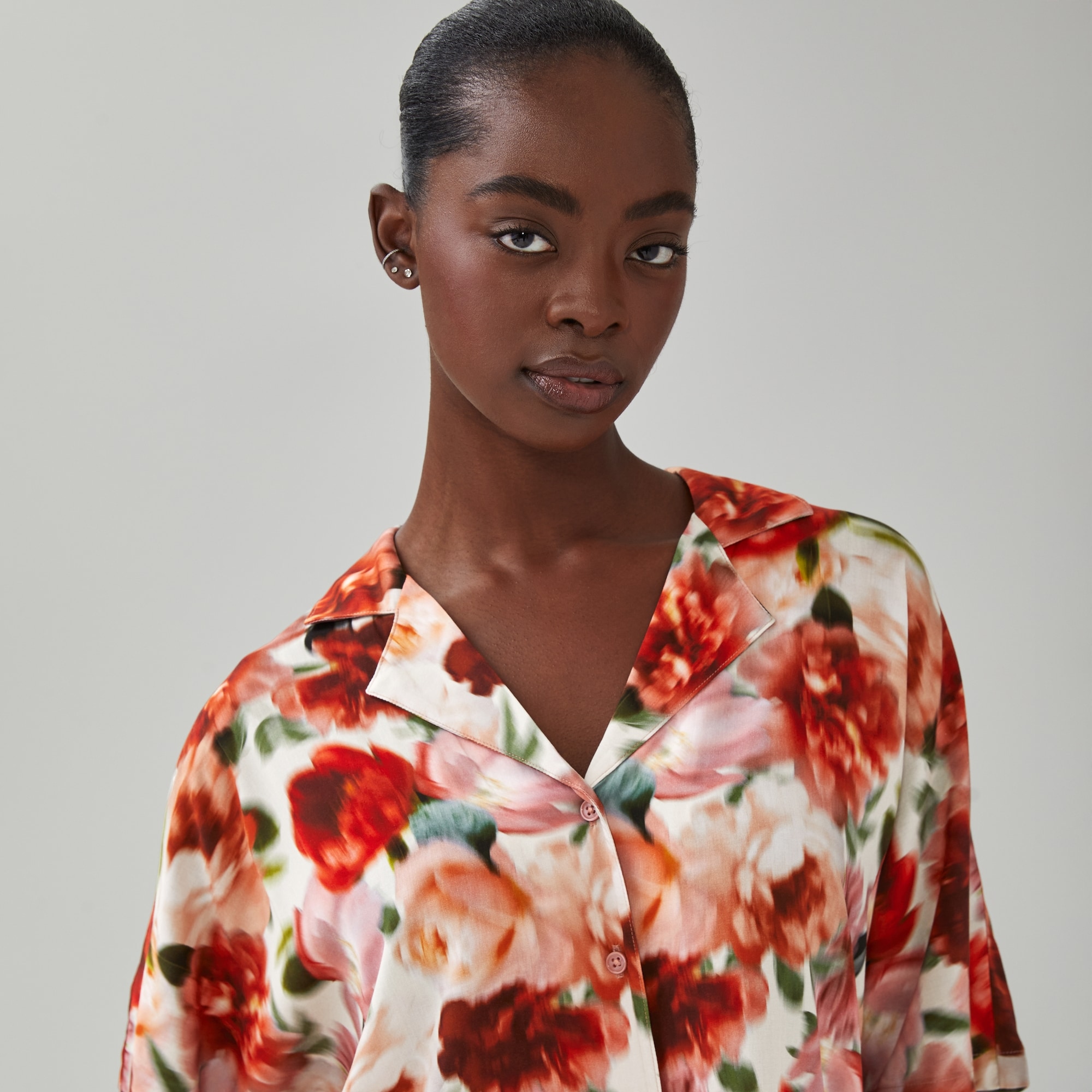 Printed Pajama Shirt