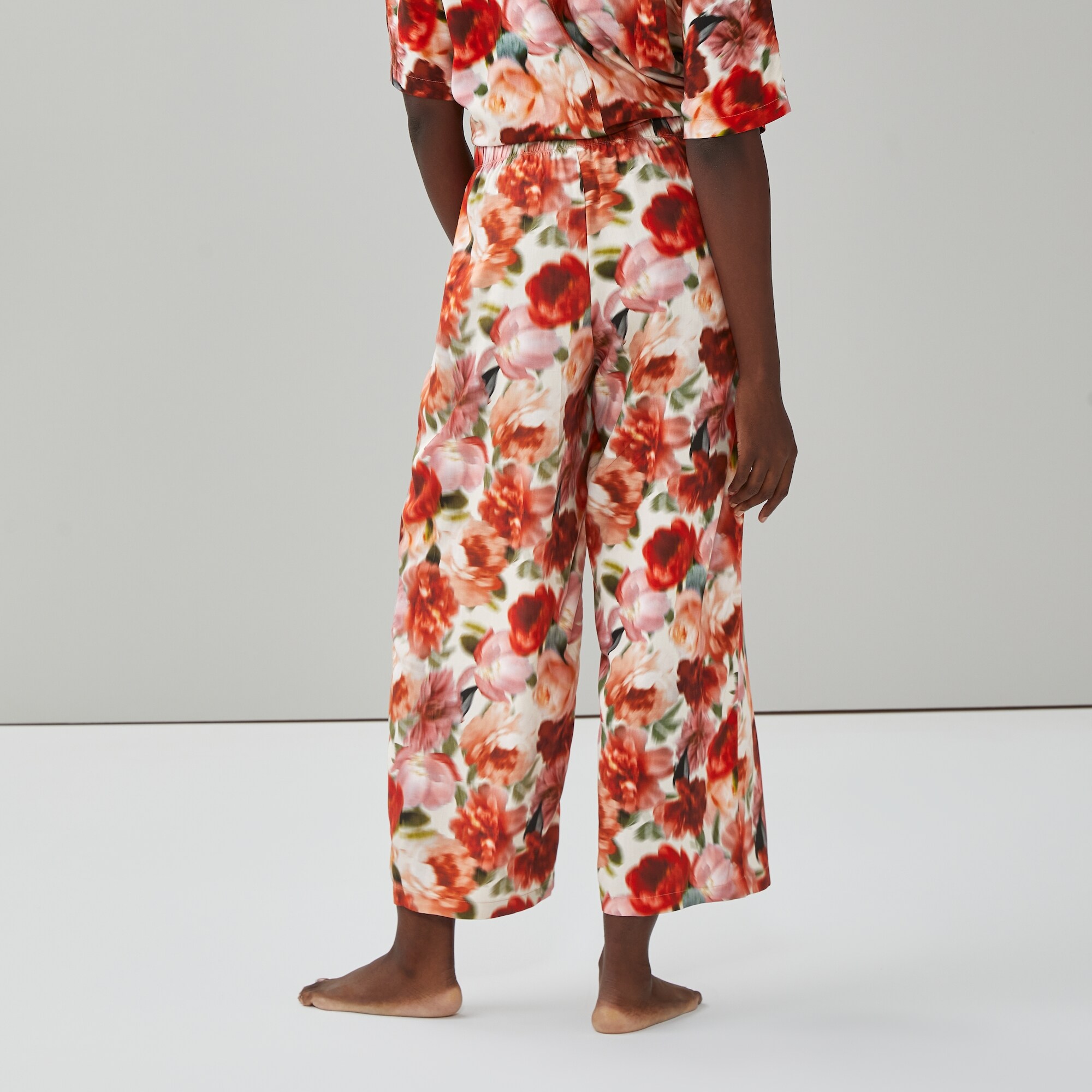 Printed Cropped Sleep Pant