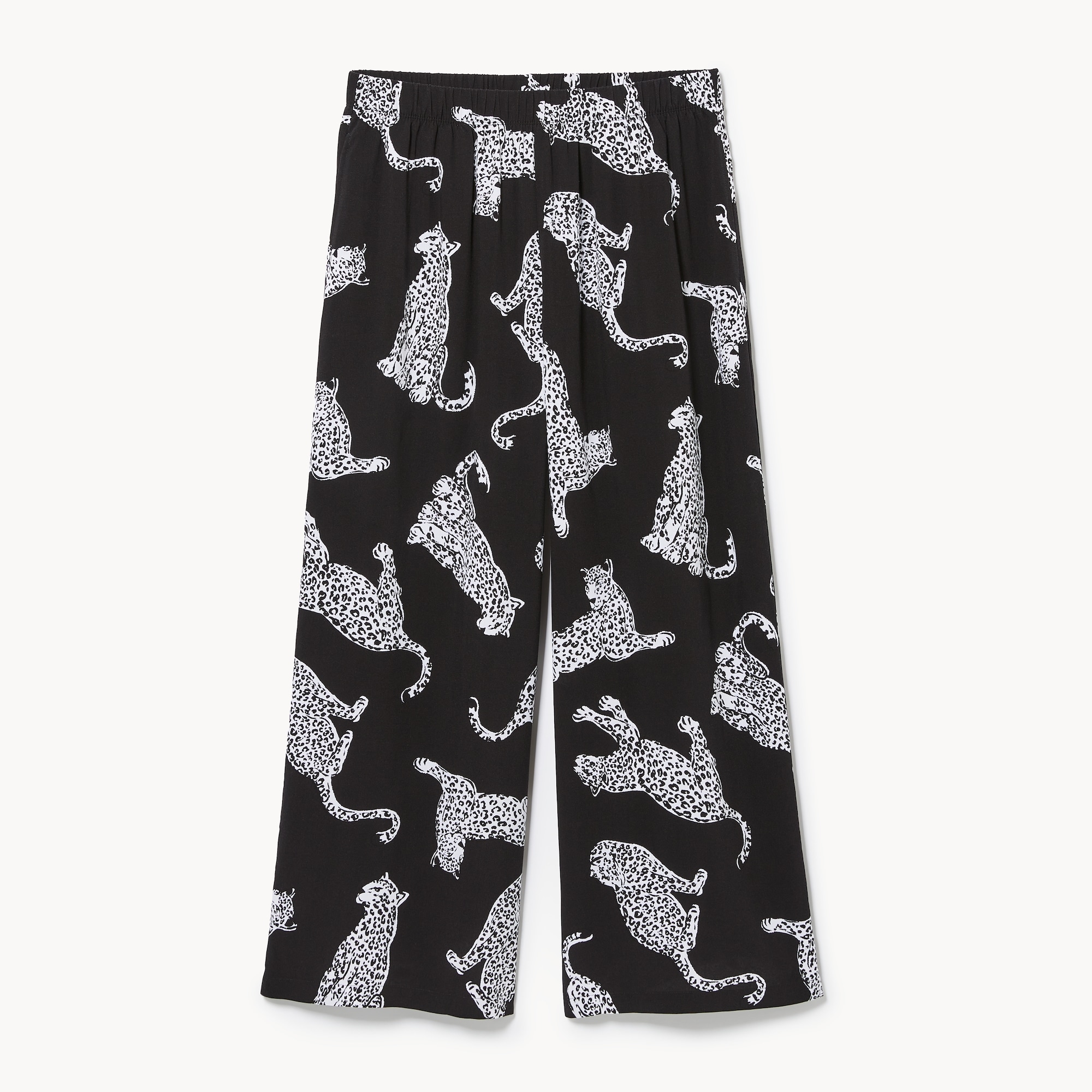 Printed Cropped Sleep Pant