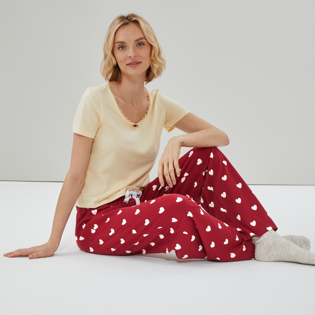 Pantalon de nuit imprim