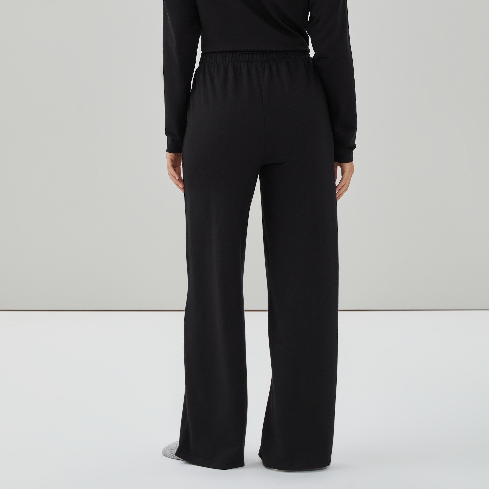 French Terry Wide Leg Lounge Pant