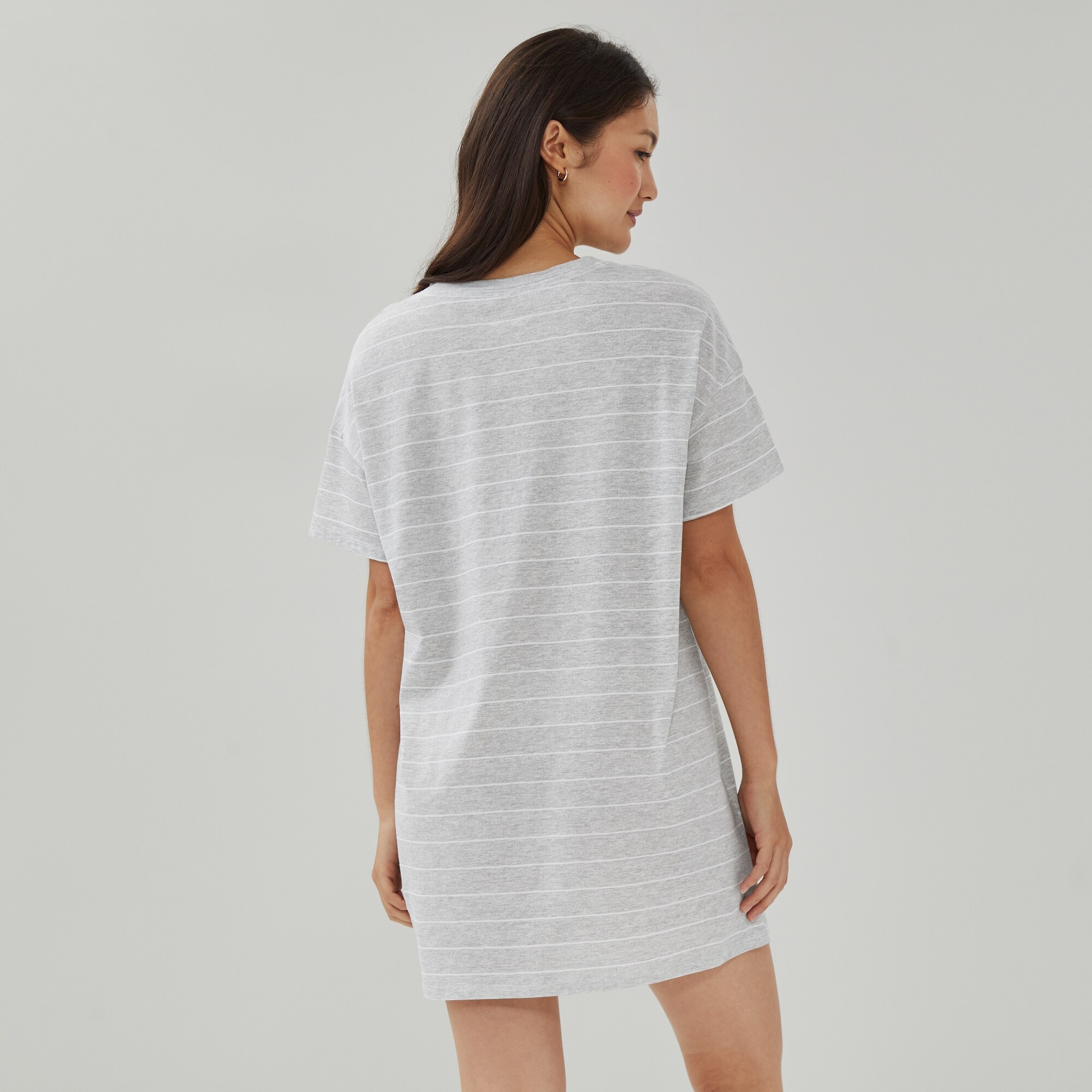 Striped Oversized Sleep Dress