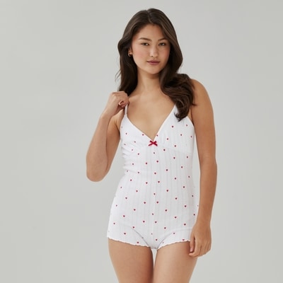 Joe Fresh Pointelle Printed Sleep Romper 1 ea, $26.00/1ea