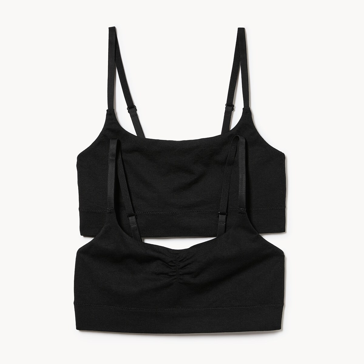 Ensemble de 2bustiers sans couture - Noir
