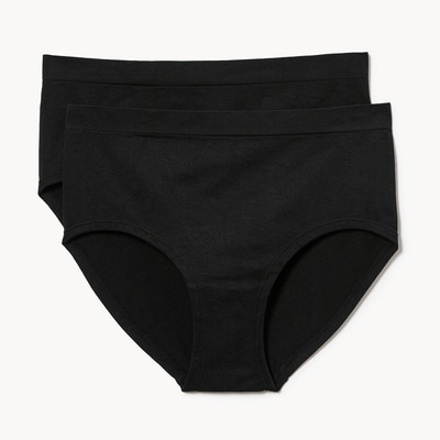 2-Pack Seamless Brief - Black