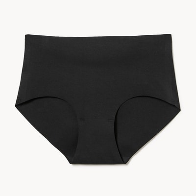 Cotton No Show Hipster - Black