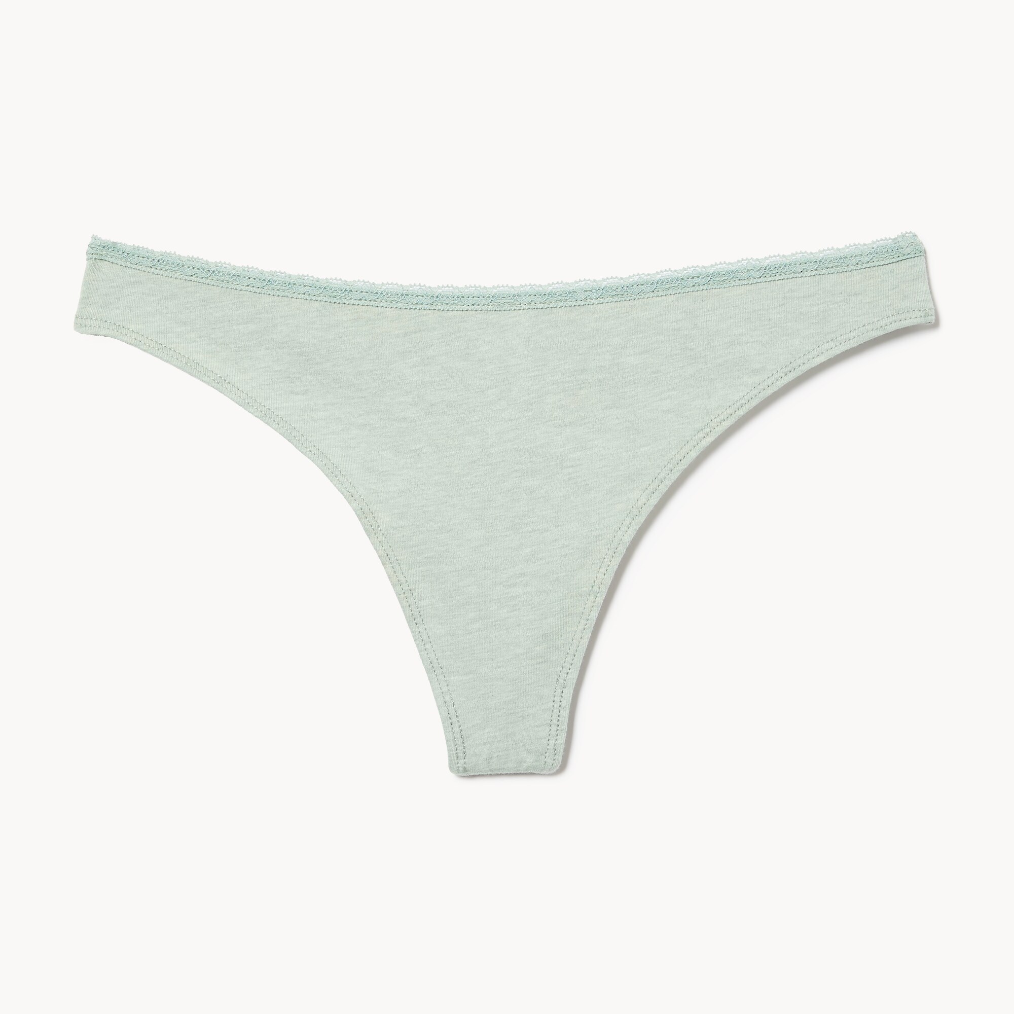 Lace Trim Thong