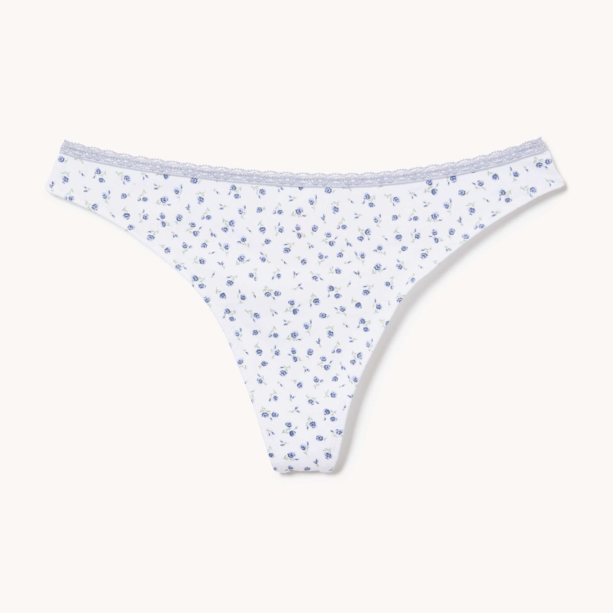 Lace Trim Thong