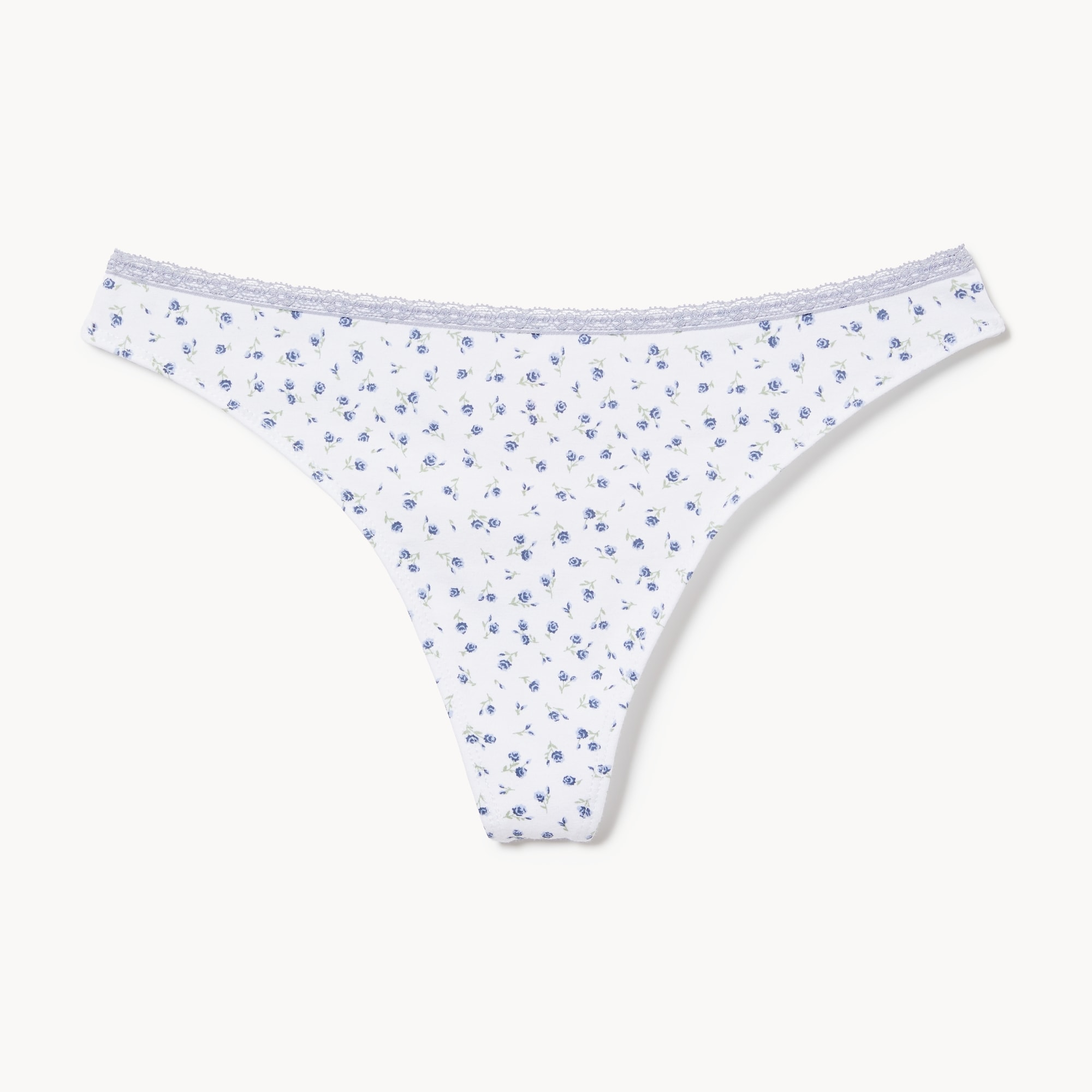 Lace Trim Thong