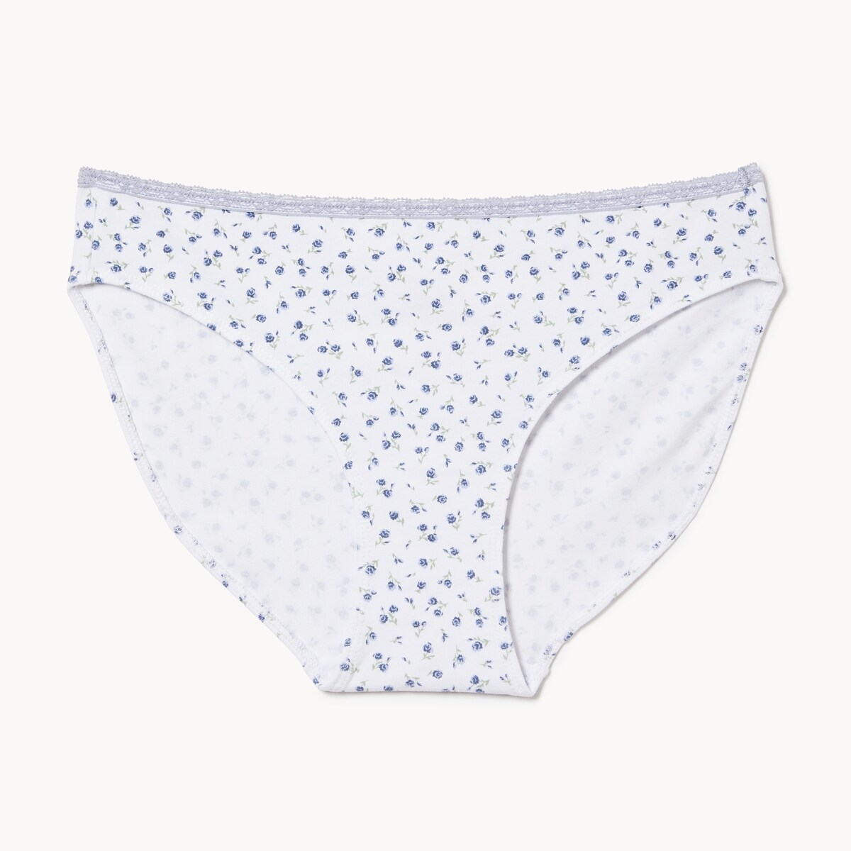 Culotte bikini  bordure en dentelle