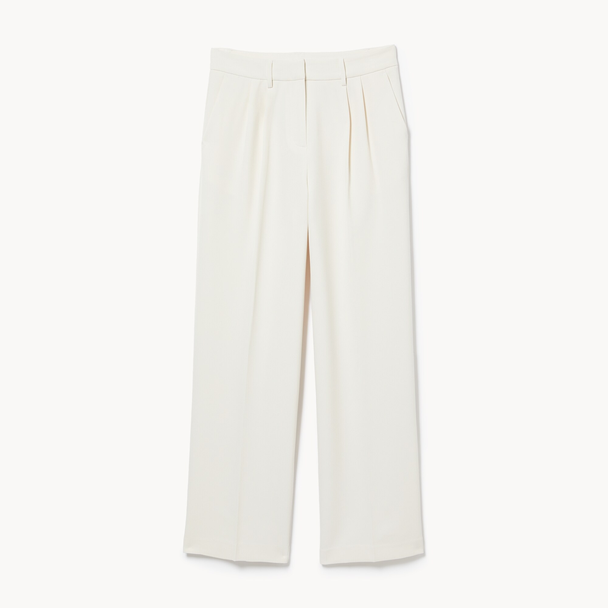 Wide Leg Pleated Trouser