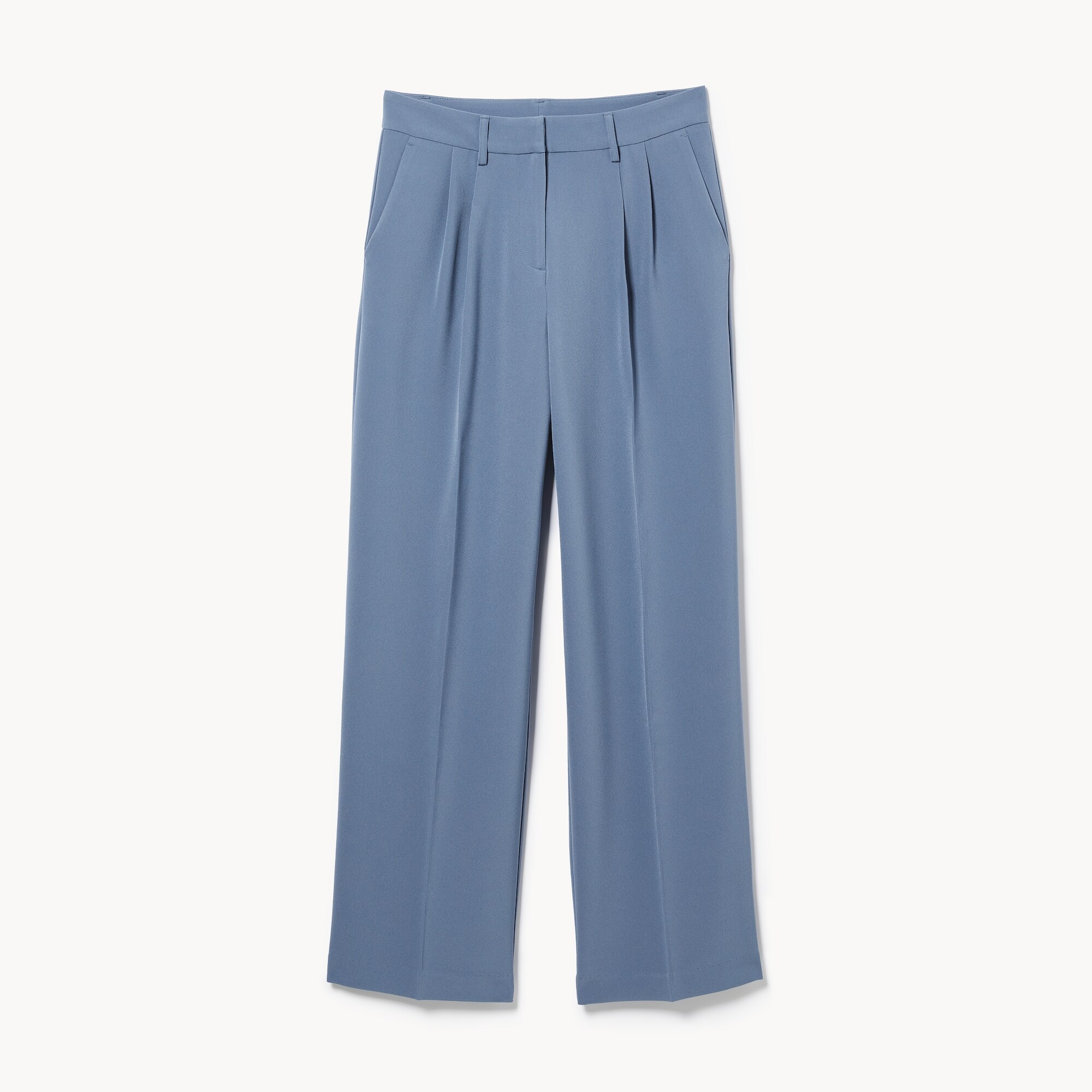 Pantalon plissé à jambe large