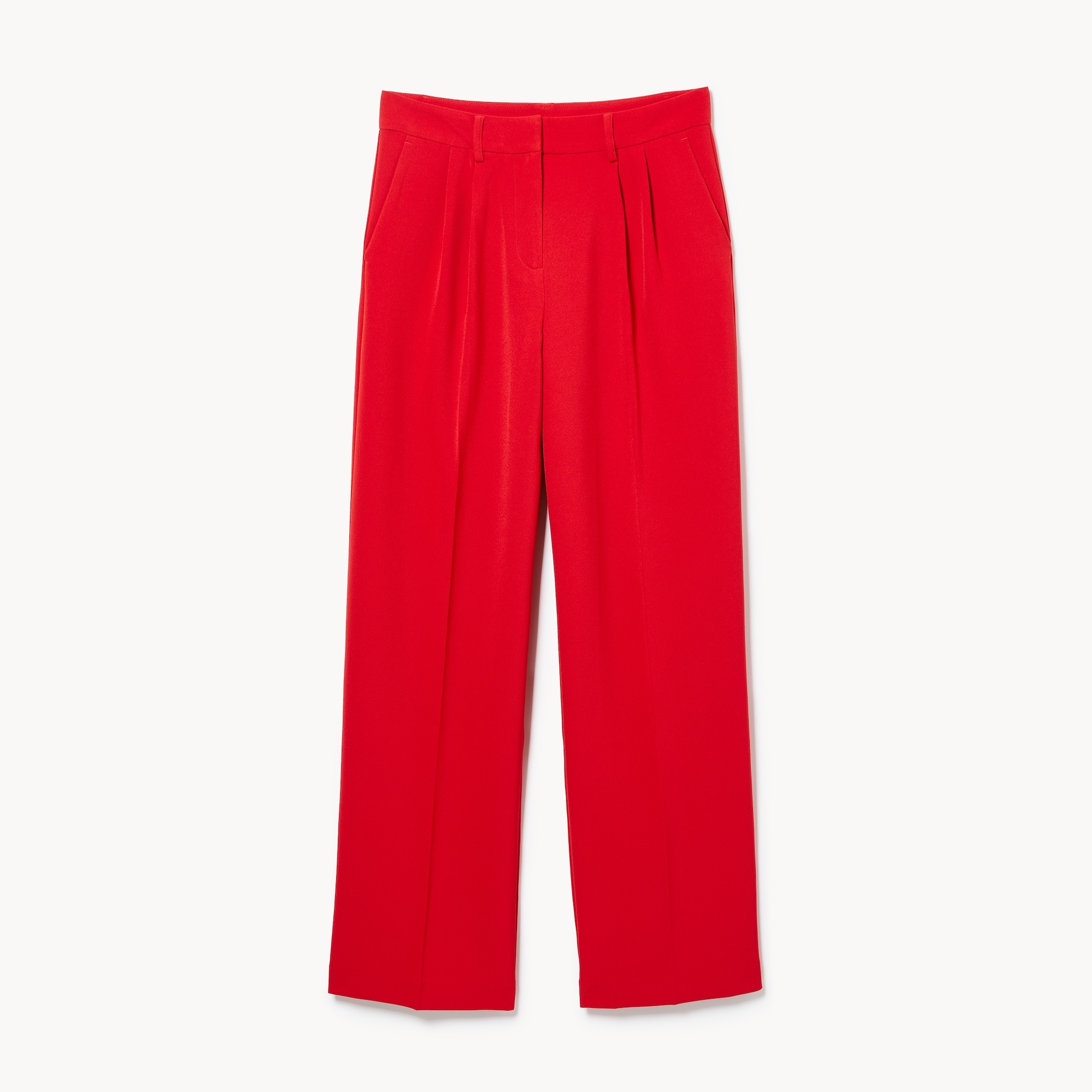 Wide Leg Pleated Trouser