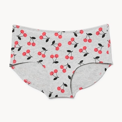 Culotte garçonne à picots - Gris