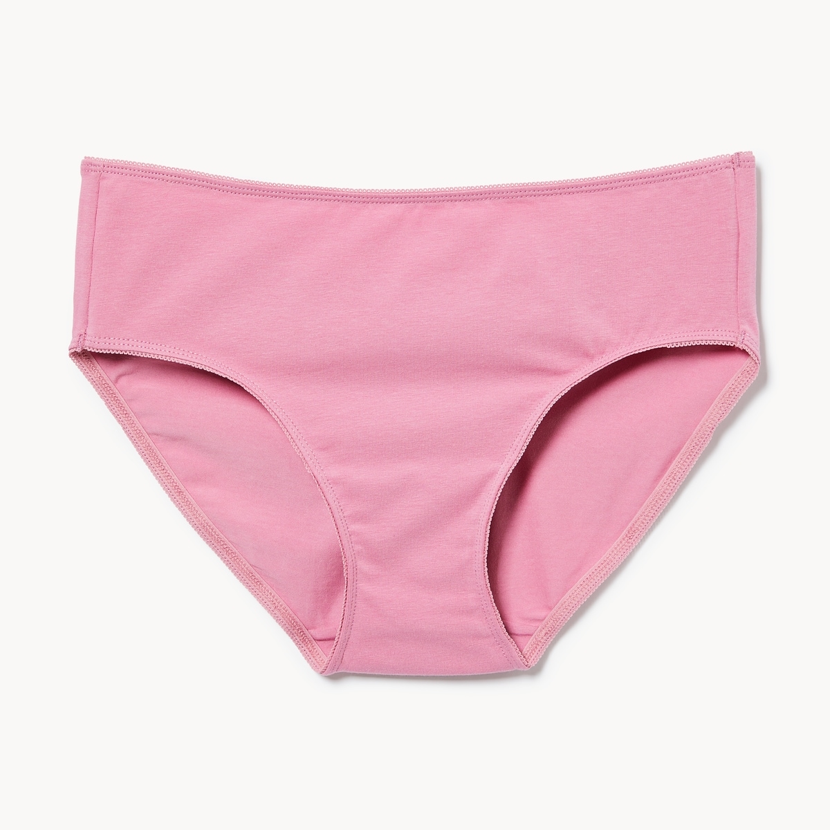 Culotte taille basse en picot - Mauve