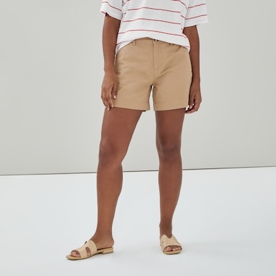 Mid Rise Short - JF Khaki Brown